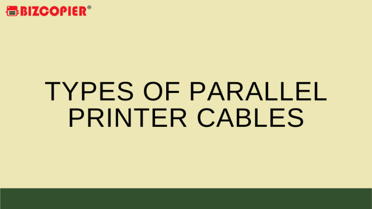 Types of Parallel Printer Cables - Rental or Purchase Ricoh Photocopier ...